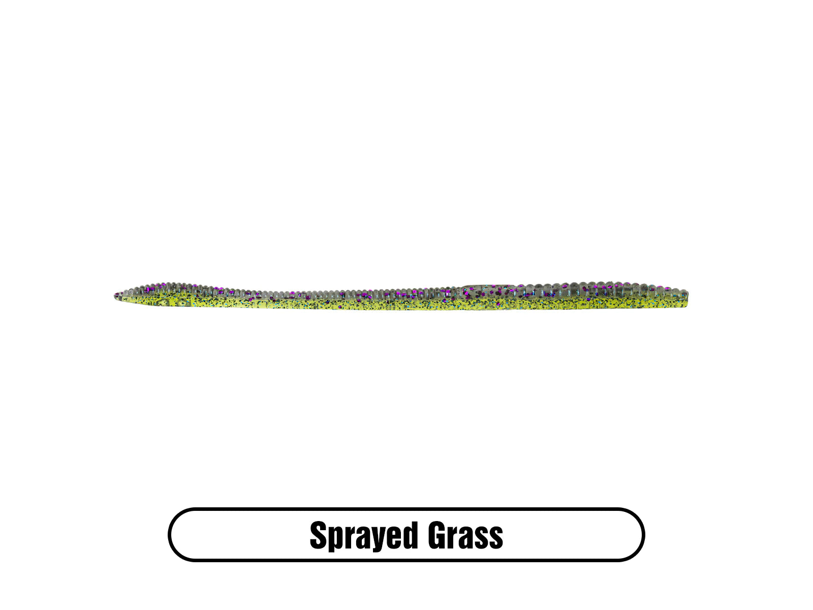 DECEPTION WORM 6" SPRAYED GRASS
