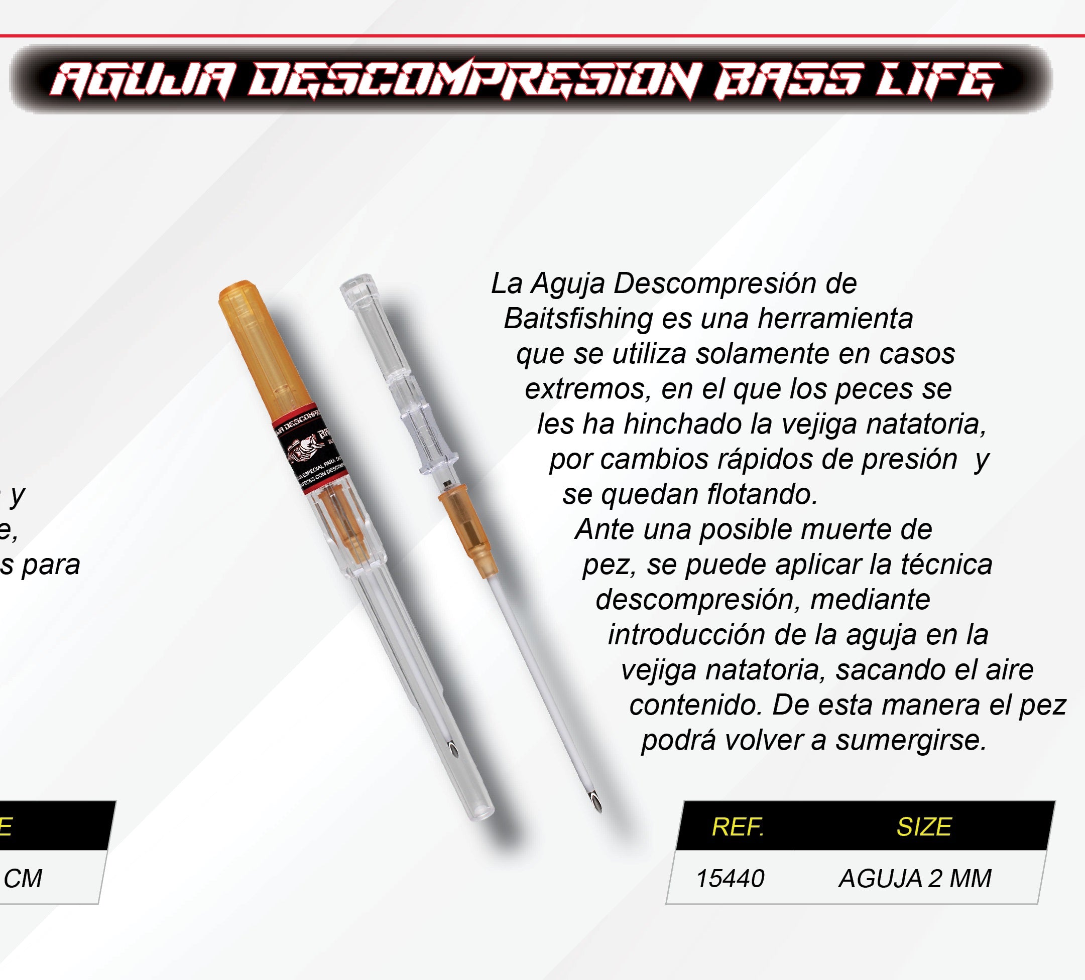 AGUJA DESCOMPRESION LIFE BASS