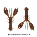 IBERICAN LURES BABY FIGTHER KRAB 3" CINNAMON PURPLE