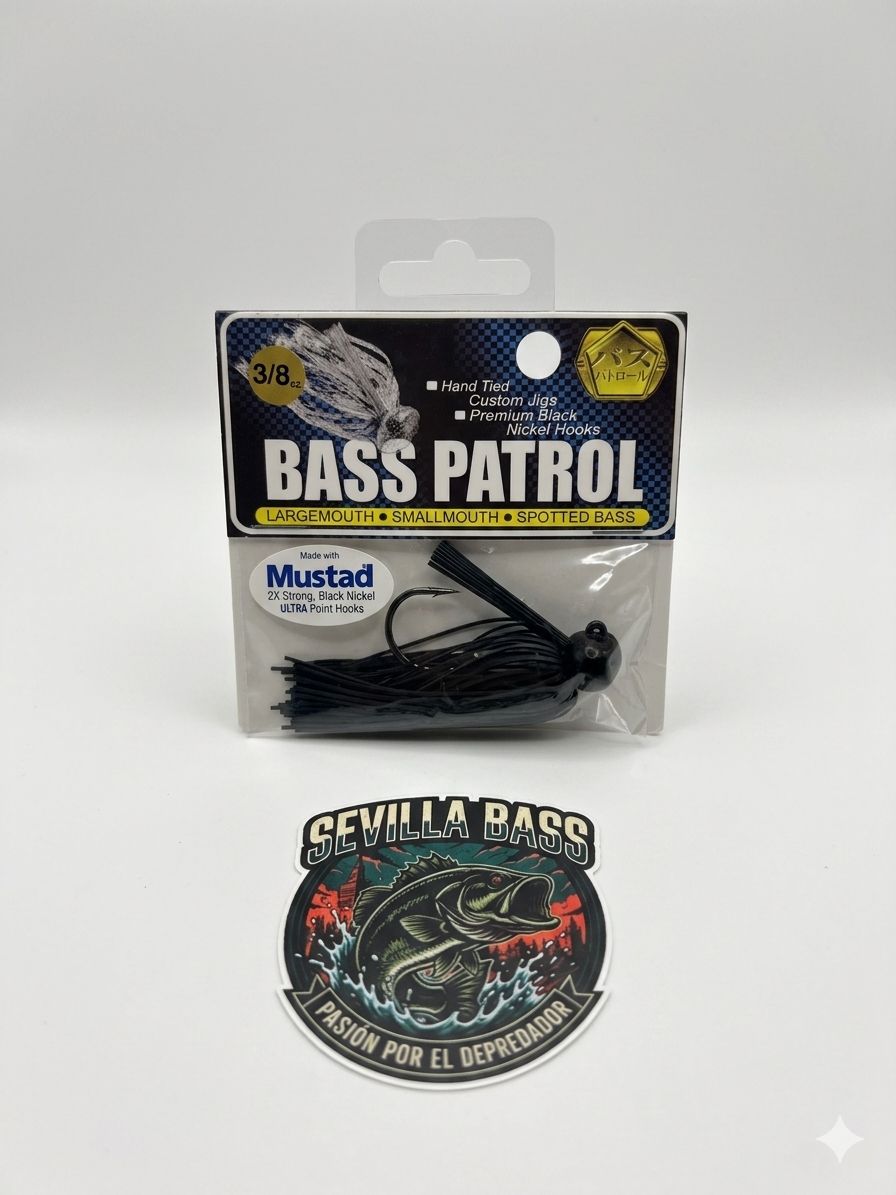 JIG BASS PATROL RUBBER 3/8 OZ