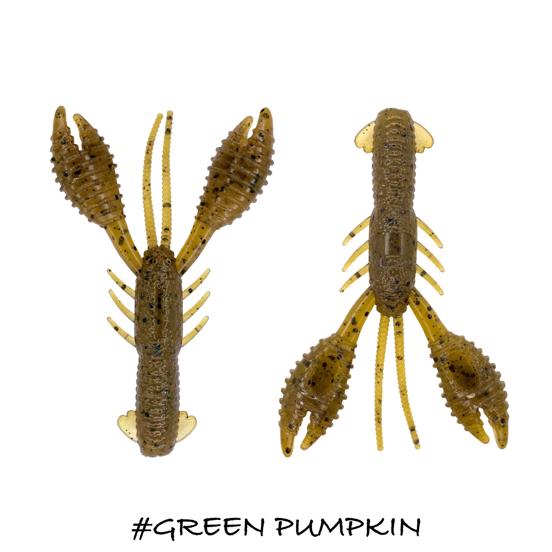 IBERICAN LURES BABY FIGTHER KRAB 3" GREEN PUMPKIN