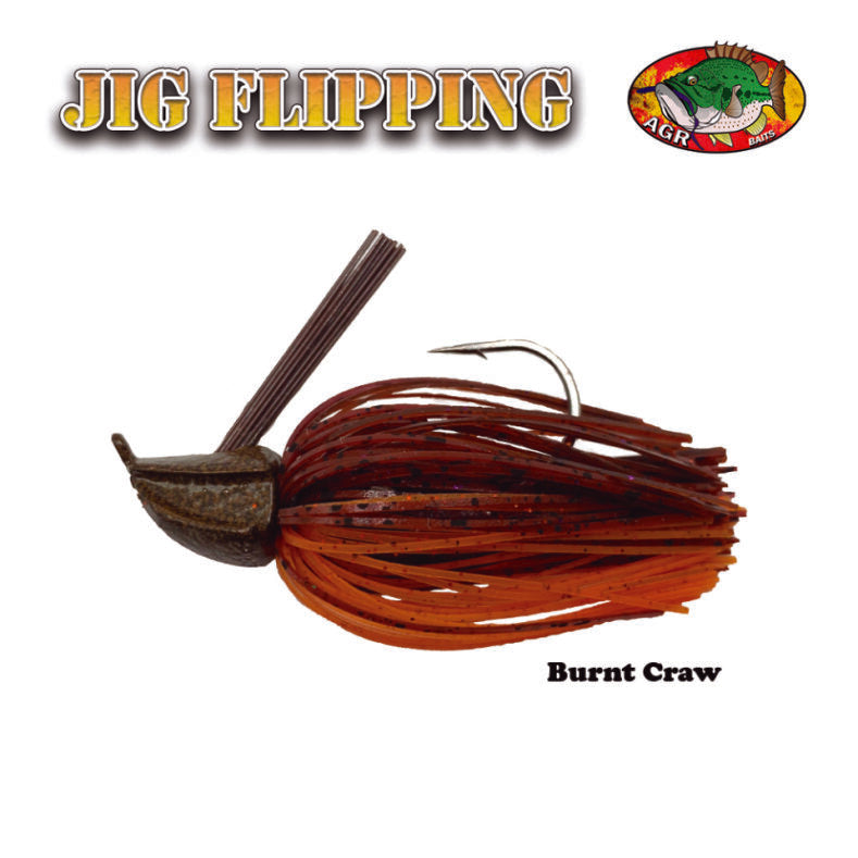 AGR FLIPPING JIG BURNT CRAW