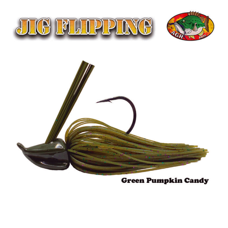 AGR FLIPPING JIG GREEN PUMPKIN CANDY