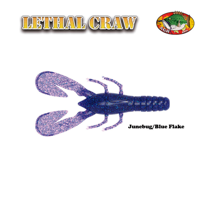 LETHAL CRAW JUNEBUG/BLUE FLAKE