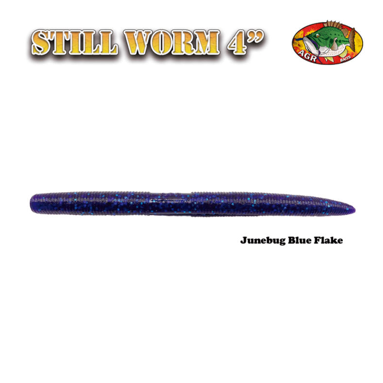 STILL WORM JUNEBUG/BLUE FLAKE
