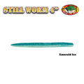 STILL WORM 4" EMERALD ICE