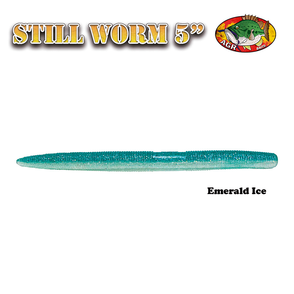 STILL WORM 5" EMERALD ICE