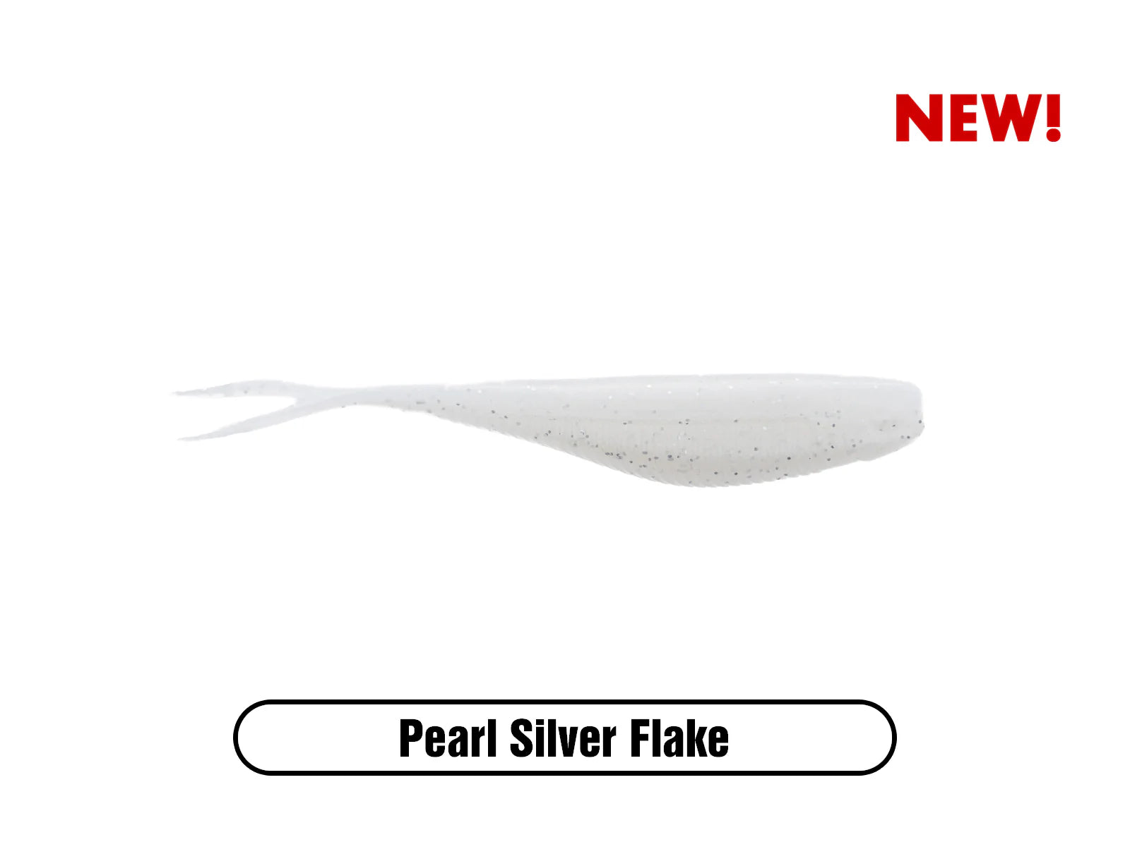 RALLY SHAD 4,5" PEARL SILVER FLAKE