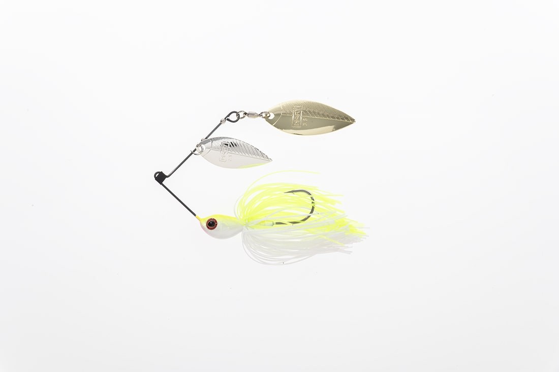 SPINNERBAIT HART TITANIUM 1/2OZ WHITE CHARTREUSE